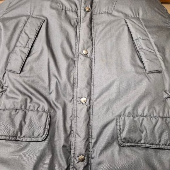 VTG 90s London Fog Utility Down Coat Parka Men’s 44 Gorpcore Normcore Oversized - Picture 4 of 9